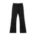 Men's Trendy High Street Style Retro Distressed Flared Black Jeans Slimming Loose Fit Straight Leg American Cross Border_mkmklike.com