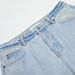 Light Washed Faded Denim Straight-Leg Pants Street Style Punk Men's Distressed Casual Loose Wide-Leg Trousers_mkmklike.com
