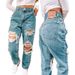 Women's Clothing Etro Ripped Jeans Girl_mkmklike.com