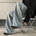 Men's Clothing American Retro Loose Wide Leg Daddy Pants Street Trend Casual Straight Trousers_mkmklike.com