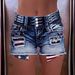Women's Clothing New Half Pants Women's Ripped Mid Length Pants Elastic Washed Denim Shorts Women_mkmklike.com