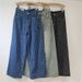 Women's Clothing Retro And Fashionable Ins Striped Jeans New Style Stylish Design Lazy Style Wide Leg Trousers For Women_mkmklike.com
