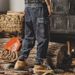 Men's Retro Work Loose Jeans Heavyweight Trendy Harem Pants Jogger Cuffs Spring Autumn Versatile Style_mkmklike.com