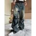 Nordmann Looe Fit Wide-Leg Jean For Men American Style Vibe Veratile Trendy Brand Cargo Autumn Winter Caual Straight-Leg_mkmklike.com