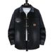 Gradient Boys Spring And Autumn Teen Shirts Loose Casual Denim Suits_mkmklike.com