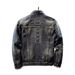Pulse Pulse Spring Autumn New European And American Street Style Denim Jacket For Men, Turn-Down Collar Casual Jacket, Men's_mkmklike.com