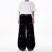 Embroidered Trendy High Street Men's Jeans Loose Straight Wide-Leg Pants 2025 New Trend_mkmklike.com