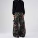 High-Street Double-Waist Cargo Jeans – Military Green Relaxed Fit Workwear Pants For Men (S-XXXL)_mkmklike.com