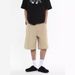 Men's Clothing Men's Summer Denim Shorts Solid Color Style Loose Straight Leg Half Elastic Waist Five Point_mkmklike.com