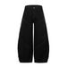 Silhouette Scimitar Jeans Men's High Street Trend Deconstructed Patchwork Distressed Washed Wide-Leg Long Pants Workwear_mkmklike.com
