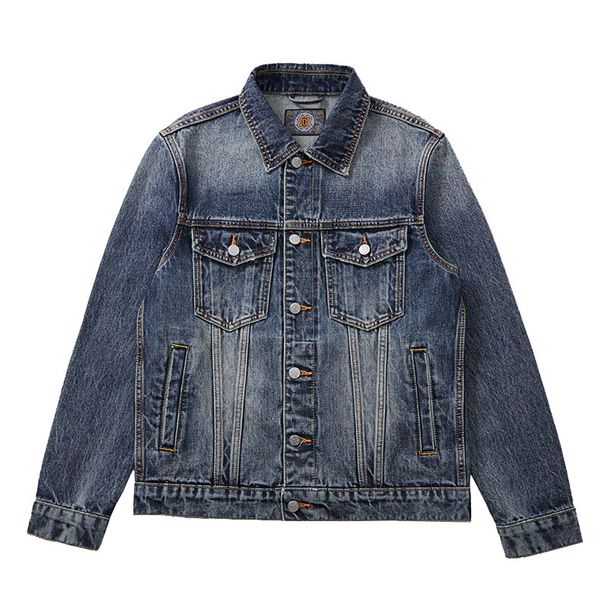 Men's Red-eared Denim Jacket Spring And Autumn Casual Loose Large Size American Retro Trendy Tooling 14_mkmklike.com