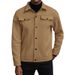 2026 Fall/Winter New European And American Men's Single-Breasted Turn-Down Collar Woolen Coat Casual Business_mkmklike.com