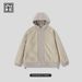 Autumn Winter High-Quality Patchwork Fleece Hooded Cotton Comfortable Versatile Fashionable Elegant Men's Casual Jacket_mkmklike.com