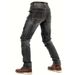 Denim Men's Slim Fake Zipper Splicing Black Jeans Motorcycle Retro Locomotive Riding Denim Men's Pants_mkmklike.com