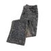 Vintage Washed Blue Jacquard Print Men's Jeans - American Vibe Straight Relaxed Fit With Slight Flare & Deconstructed Hem_mkmklike.com