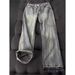Vintage Cat Scratch Distressed Jeans For Men - Cleanfit Slim Fit High Street Bootcut Washed Denim Pants_mkmklike.com