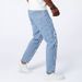 Laike Men's Summer Jeans Retro Style Trendy Ripped Patch Loose Casual Pants Fashion_mkmklike.com