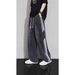 Men's Clothing Straight Leg Wide Leg Pants Trendy American Style Three Stripes Long Trousers New Fashion_mkmklike.com
