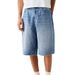 Men's Clothing Classic Men's Denim Shorts - Mid-Thigh 5-Inch Inseam Straight Leg Casual Summer Jeans Shorts - S-XXL (Non-Stretch Cotton)_mkmklike.com