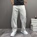 Men's Clothing Autumn/Winter Men's Jeans, Loose Fit, Trendy Brand, Wide Leg, Versatile, Flowing Cargo Cutaway Pants_mkmklike.com