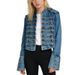Heavy Industry Locomotive Short Jacket Women's Tide Spring And Autumn Winter New Thin Stand-up Collar Long-sleeved Denim Jacket Top_mkmklike.com