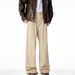 American Straight Jeans, Men's Women's Summer Trendy Brand Cleanfit, Loose Wide Leg, Cool And Stylish Floor Length_mkmklike.com