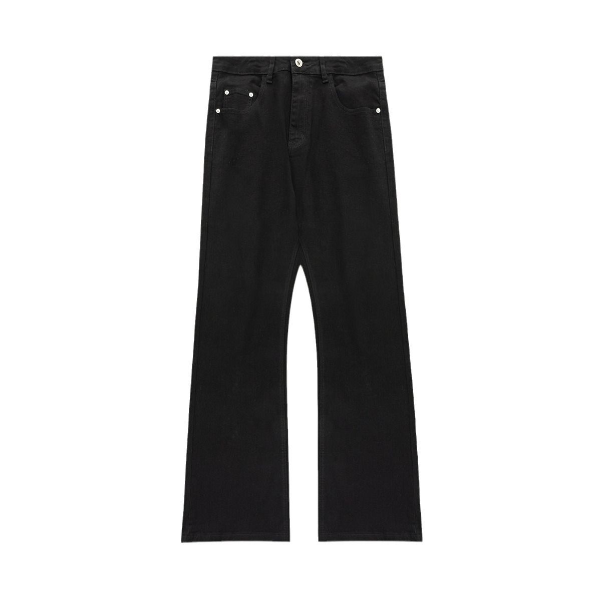 Men's Black Bootcut Jeans – Stretch Denim With CleanFit Design (S-XXL)Men's Clothing_mkmklike.com