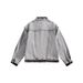 Men's Clothing Fashion Brand Handsome Letter Graffiti Washed Denim Jacket Men's Spring And Autumn New Couple Detachable Sleeves Two Way Jacket_mkmklike.com