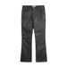 High Street Black Flared Waxed Jeans – Coated Denim Trousers With Vintage Loose Fit, Trendy & Fashionable For Men_mkmklike.com