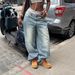 Women's Clothing Vintage Washed High Waist Straight Leg Jeans For Women - Distressed Denim Pants With Comfortable Stretch, Casual Loose Fit ( S-3XL)_mkmklike.com