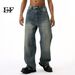 EF JEANS | 2024 New American Trend Side Graffiti Design Hip Hop Street Jeans_mkmklike.com