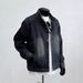 Men's Japanese Retro Washed Distressed Denim Jacket Heavyweight Stand up Collar Street Style Loose Casual Spring Autumn_mkmklike.com