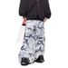 Men's Clothing Wide Leg Loose Trousers, Jeans Snow Camouflage Jeans_mkmklike.com