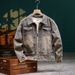 Loom American Heavy Vintage Washed Denim For Men, Spring And Autumn New Loose Fit Large Size Trendy Heavy-duty Motorcycle_mkmklike.com