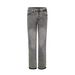 Vintage Cleanfit 507 Washed Hem Fringe Flared Jeans For Men & Women - Retro High Street Vibe, Straight Leg, Distressed Denim (Blue, Gray, Black)_mkmklike.com