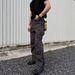 Tactical Cargo Pants For Men – Multi-Pocket Zippered Hardshell Trousers With Flared Side Slits & Utility Design_mkmklike.com