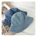 Hot Sale Unisex Cotton Bucket Hats Women Summer Sunscreen Panama Men Denim Fabric Sunbonnet Outdoor Fisherman Hat Beach Cap_mkmklike.com