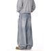 Unisex Vintage Washed Straight-Leg Jeans – Oversized High-Street Fashion For Effortless Streetwear Styling_mkmklike.com