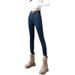 Four-way Stretch Knitted Soft Denim Skinny Women 2025 Spring/autumn Elastic Slim-fit Height-enhancing And Slimming_mkmklike.com