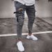 Casual fashion all match men's skinny jeans men's small foot trousers_mkmklike.com