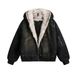 Men's Clothing American Street Washed Denim Cotton Jacket Winter Plus Velvet Zuoshandiao Jacket Wasteland Style Cotton Jacket Men_mkmklike.com
