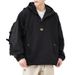 American Style Trendy Brand Hooded Autumn Winter Men's Sweatshirt Windbreaker Outdoor Windproof New Half-Zip Pullover_mkmklike.com