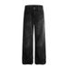 Punk Distressed Washed Vintage Jeans Men's High Street Fashion Brand Design Loose Casual Straight Pants_mkmklike.com