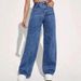 Women's Retro Fashion Loose Straight Washed Jeans Casual Versatile Trousers_mkmklike.com