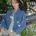 Chicco Chicco Petite Denim Jacket For Women, Spring And Autumn New Artistic College Style, Sweet Top, Versatile Short Jacket, Slimming_mkmklike.com