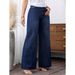 K New Women's Clothing Simple Casual Wide Leg Jeans Fashionable_mkmklike.com