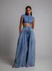 K Women's New High Waisted Zipper Leg Tied Jeans, Loose Casual Retro Pants_mkmklike.com