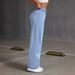Rhinestone Butterfly Embellished High-Waisted Straight Leg Jeans For Women - Trendy Casual Denim Pants With Cotton Blend Fabric_mkmklike.com