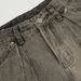 2024 New Trendy Spring And Autumn Wrinkled High Street Washed Vintage Slightly Flared Loose Cargo Men's Jeans_mkmklike.com
