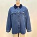 "Retro Corduroy-Collar Denim Jacket For Women – Classic Workwear Style (XS-L, Light Blue)"_mkmklike.com
